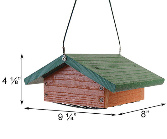 Audubon Recycled Plastic Upside Down Suet Feeder - BIRDLOVER