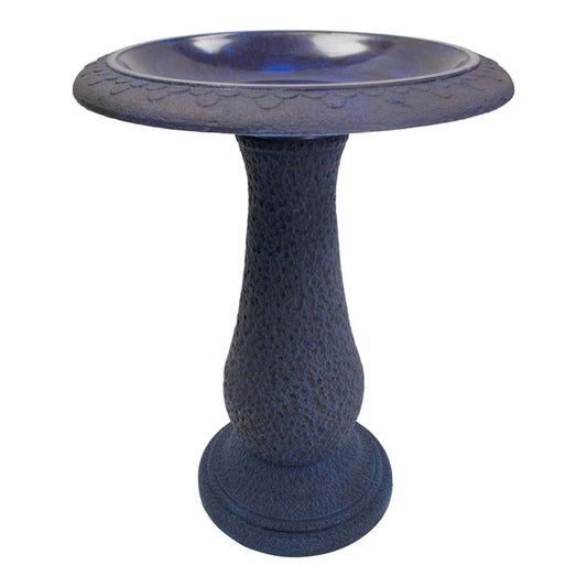Abaco Bird Bath, Sea Blue - BIRDLOVER