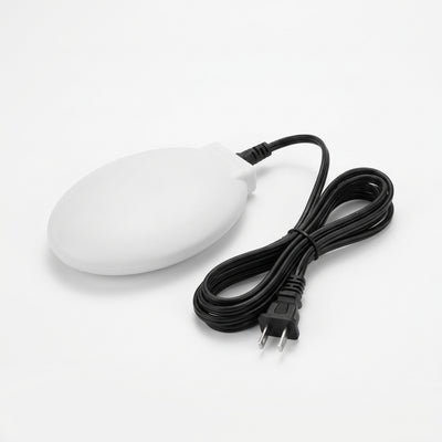 Thermostatically Controlled Submersible Bird Bath Heater De-Icer with 120V US Plug on pure white background - BIRDLOVER
