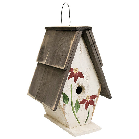 A-Frame Wren House, White - BIRDLOVER