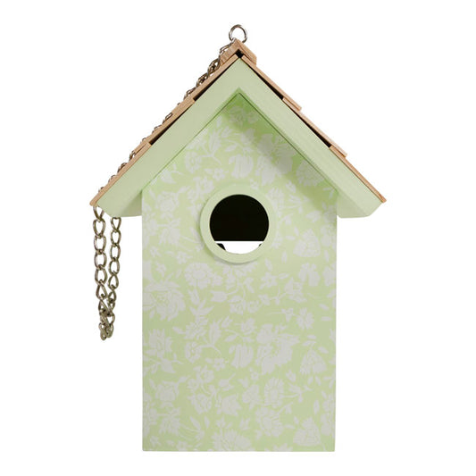Laura Ashley Ditzy Garden Bird House, Mint Green