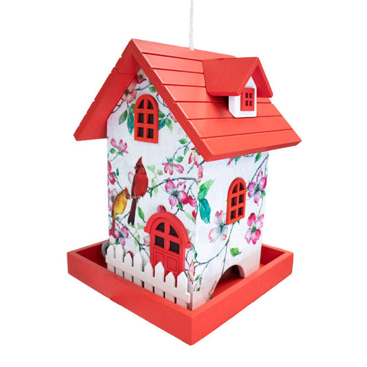 Homestyle Bird Feeder, Cardinals and Dogwood - BIRDLOVER