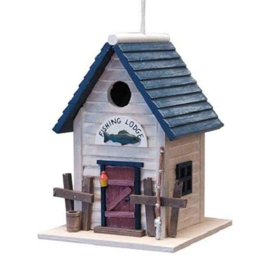 Fishing Lodge Bird House - BIRDLOVER