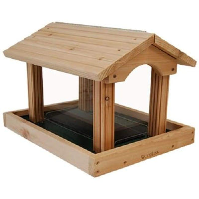 Professional Series Large Cedar Hopper Bird Feeder - BIRDLOVER