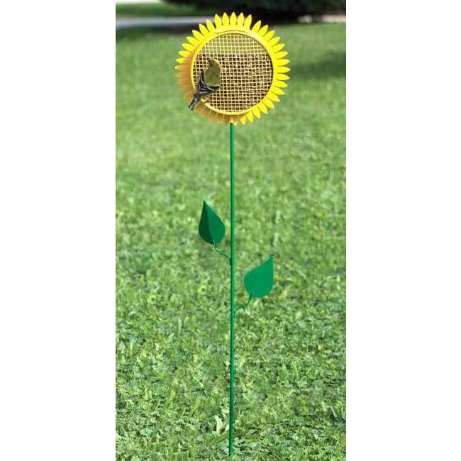 Sunflower Staked Bird Feeder
