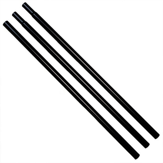 Three Piece Birding Pole, Black, 6' 8" x 1" O.D. - BIRDLOVER