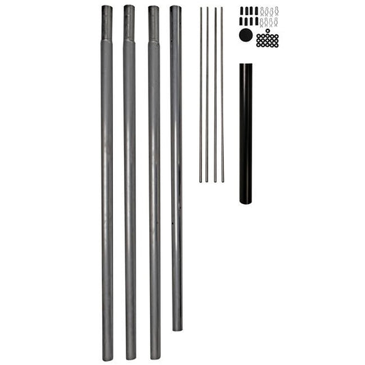 Wild Bird Lover's Purple Martin Aluminum Pole for 8 Gourds - BIRDLOVER