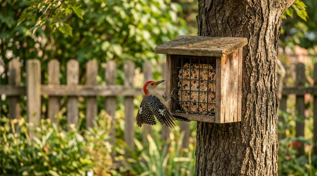 Best Woodpecker Feeders in 2026 — Suet Feeders & Nest Boxes for Woodpeckers BIRDLOVER