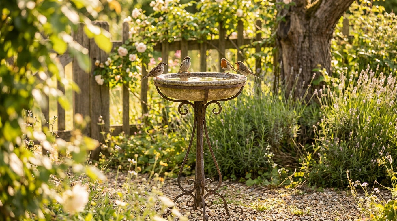 Bird Baths with Stands BIRDLOVER