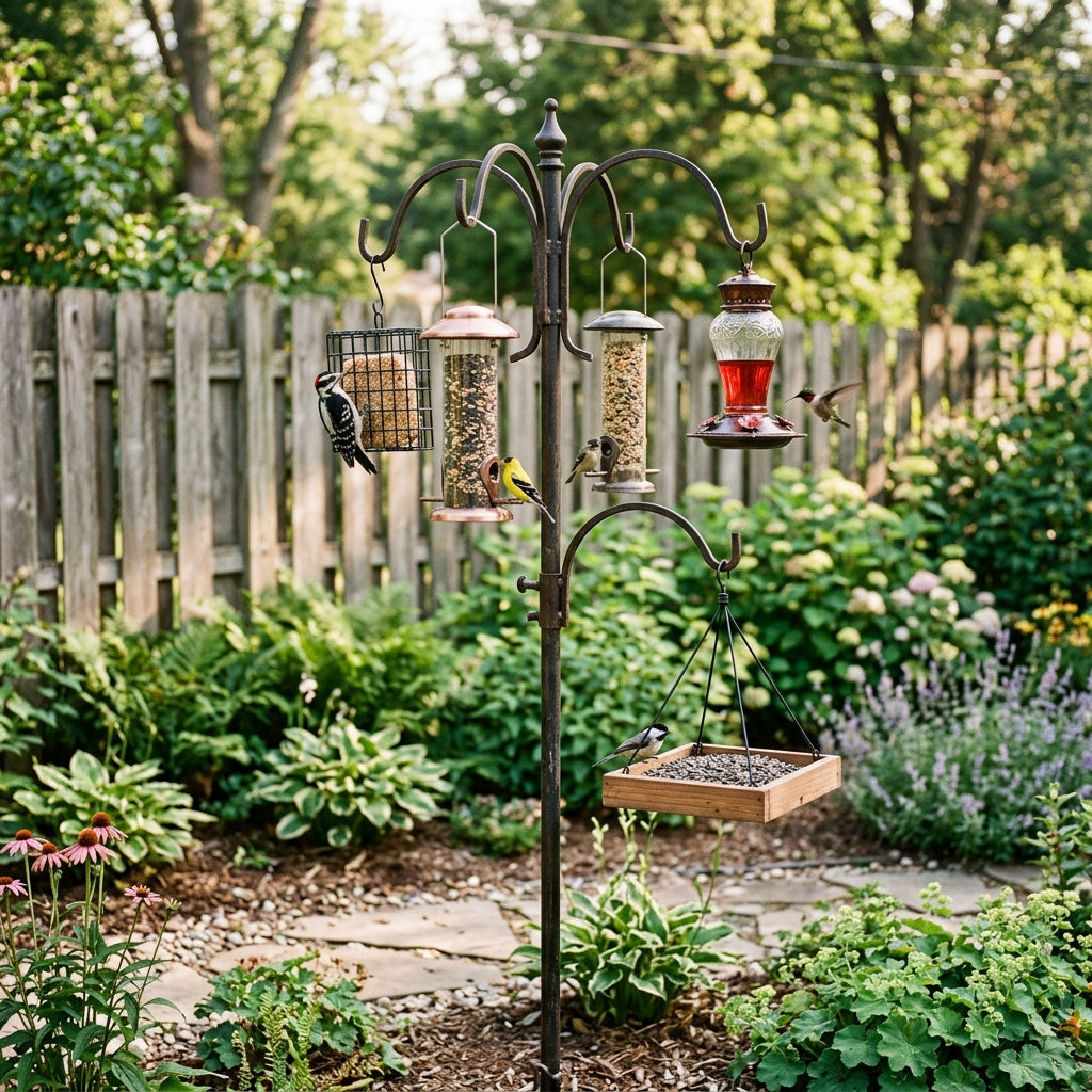 Bird Feeding Poles & Stations BIRDLOVER
