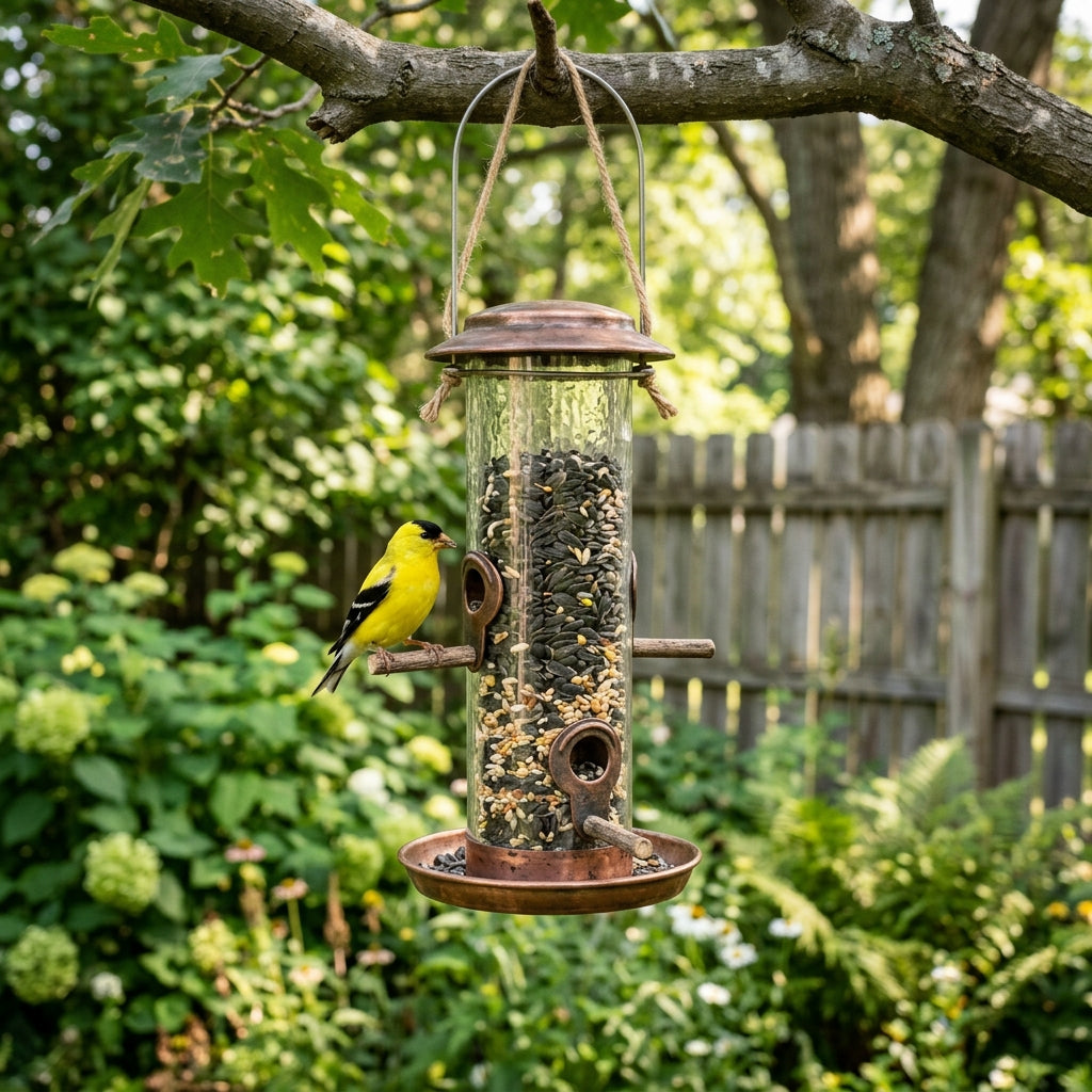 Glass Bird Feeders BIRDLOVER