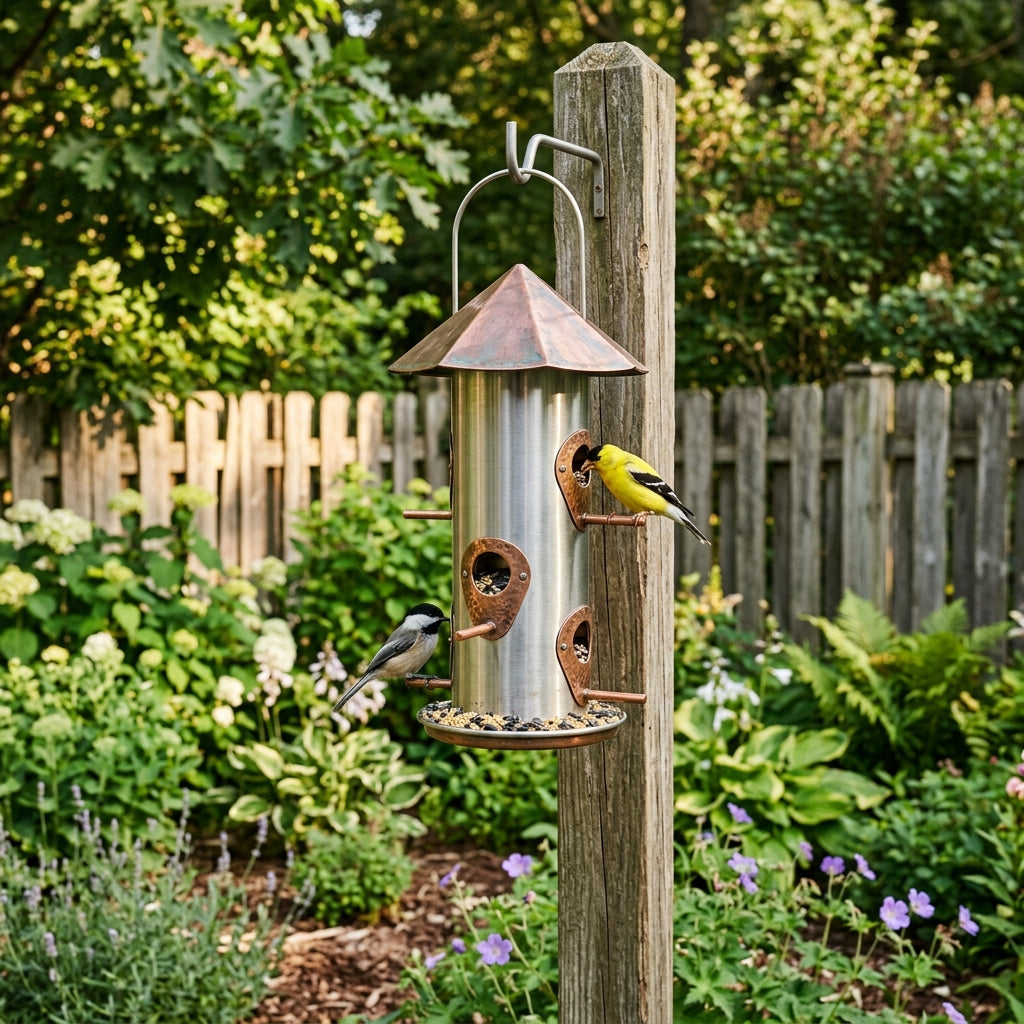 Metal Bird Feeders BIRDLOVER