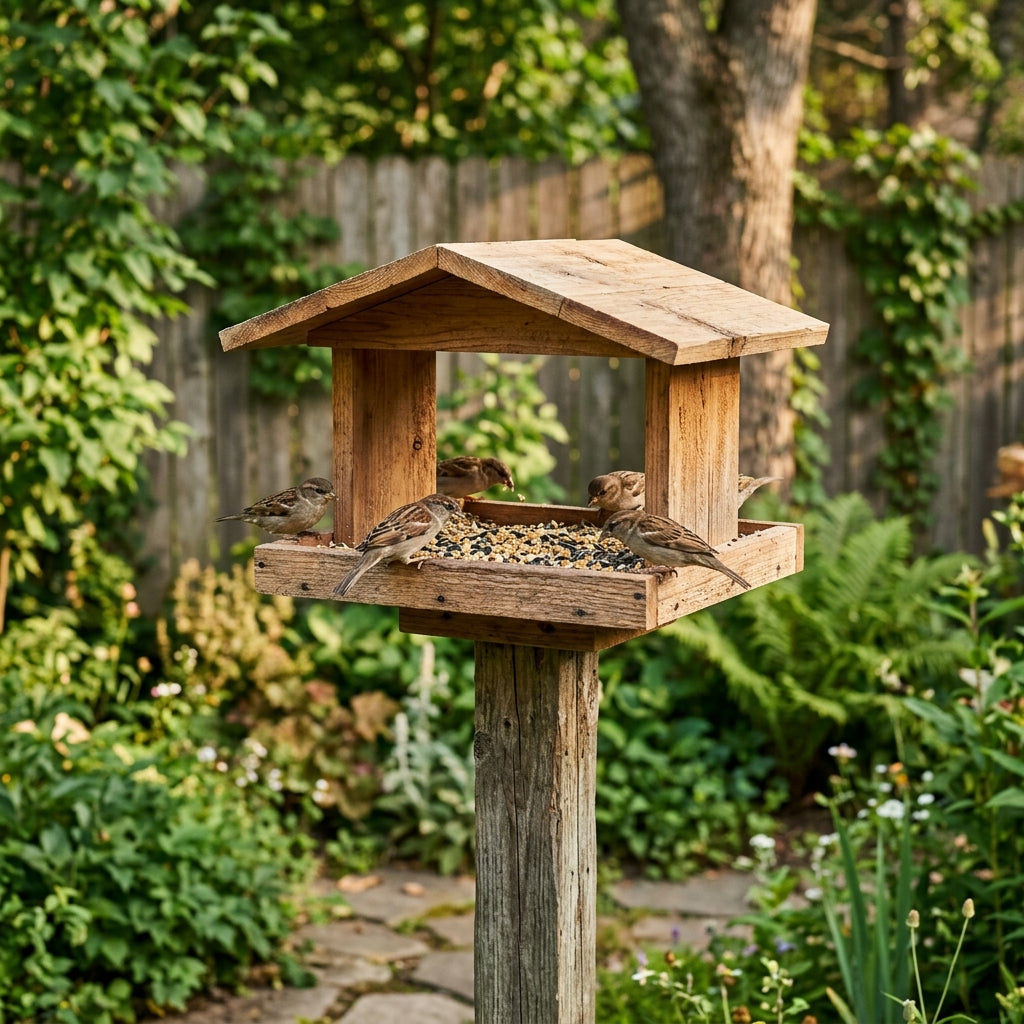 Platform & Fly-Through Bird Feeders BIRDLOVER