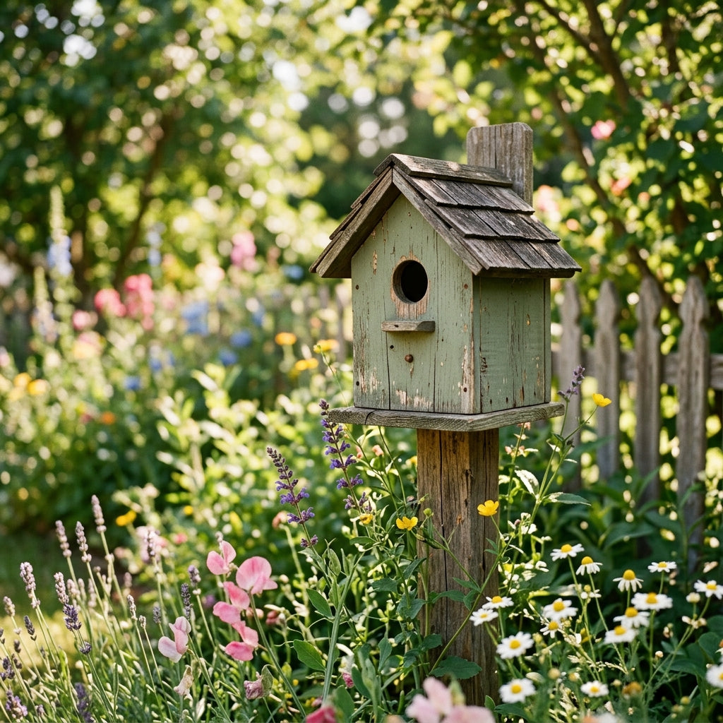 Rustic & Cottage Garden Bird Decor BIRDLOVER