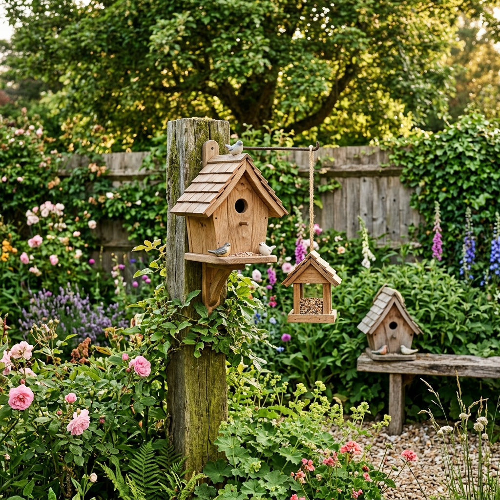 Handcrafted Bird Feeders and Birdhouses