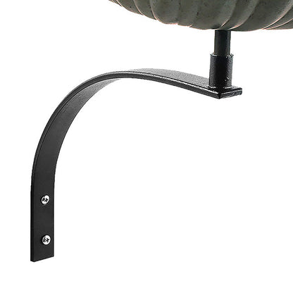 Scalloped Shell Bird Bath with Wall Bracket