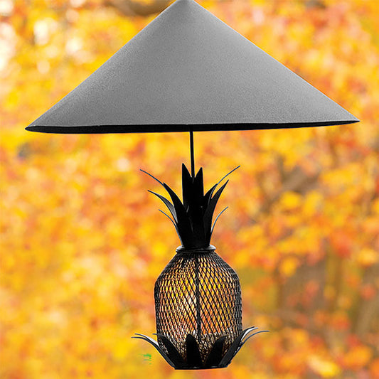 Hanging Squirrel Baffle, Black - BIRDLOVER