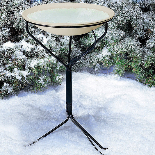 Allied Precision Heated Bird Bath with Metal Stand