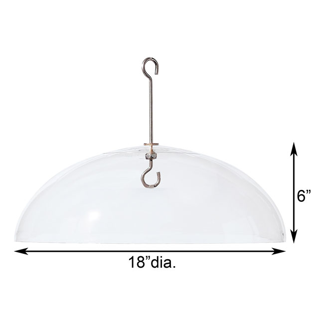 Super Dome, Clear, 18" dia.
