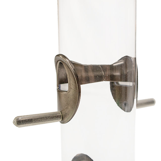 Seed Tube Wild Bird Feeder, Medium, Nickel