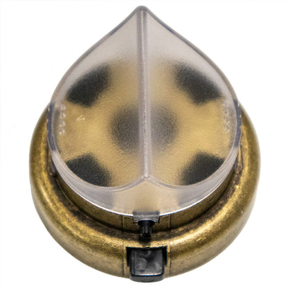Seed Tube Wild Bird Feeder, Medium, Antique Brass