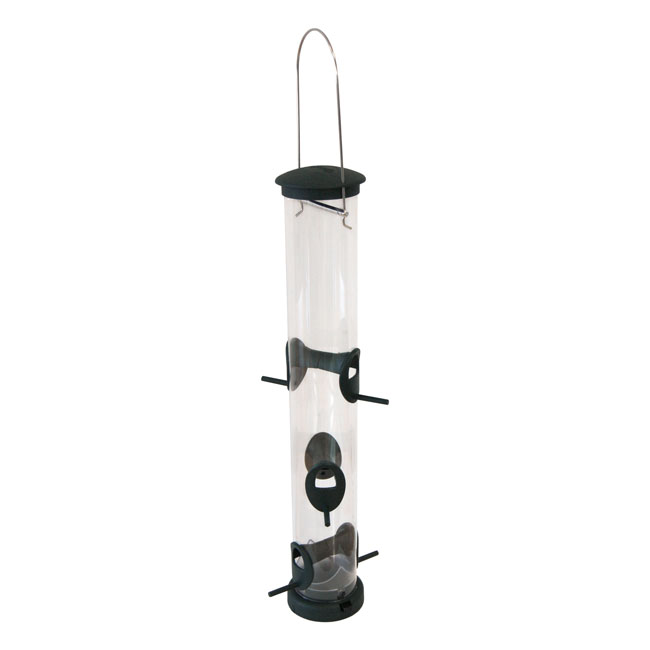 Quick-Clean Seed Tube Wild Bird Feeder, Lrg., Spruce