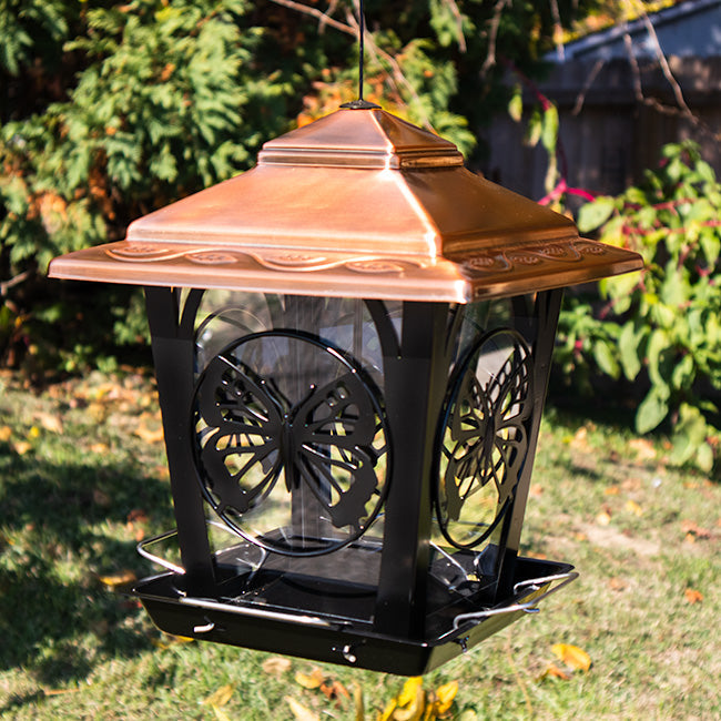 Audubon Coppertop Butterfly Accent Bird Feeder