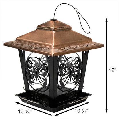 Audubon Coppertop Butterfly Accent Bird Feeder