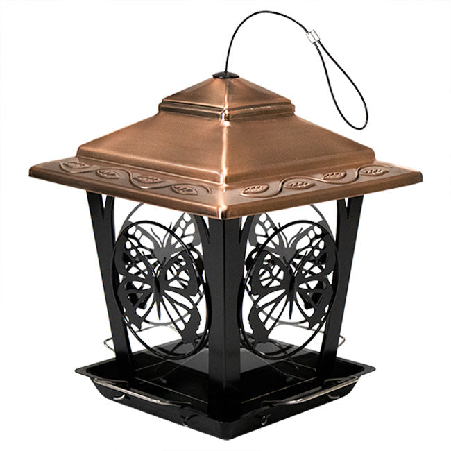 Audubon Coppertop Butterfly Accent Bird Feeder