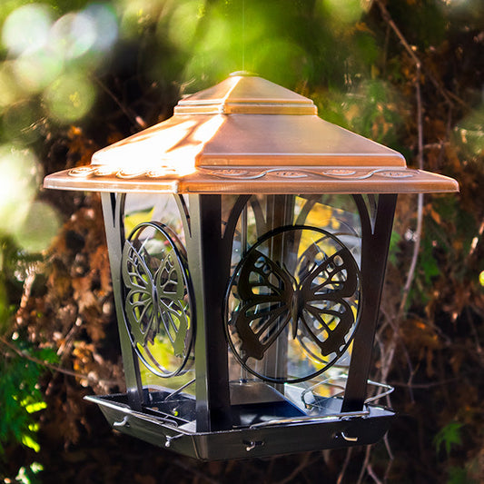 Audubon Coppertop Butterfly Accent Bird Feeder - BIRDLOVER