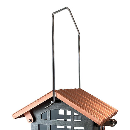 Audubon Copper Colored Top Chateau Squirrel Resistant Bird Feeder