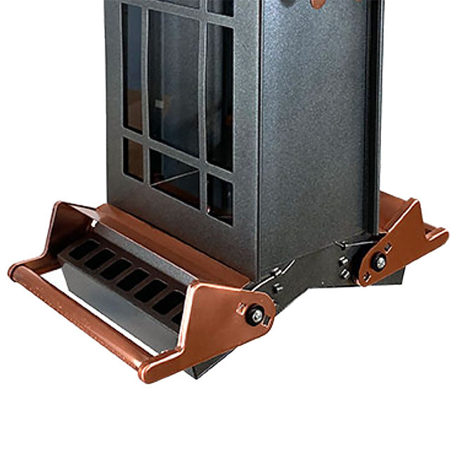 Audubon Copper Colored Top Chateau Squirrel Resistant Bird Feeder