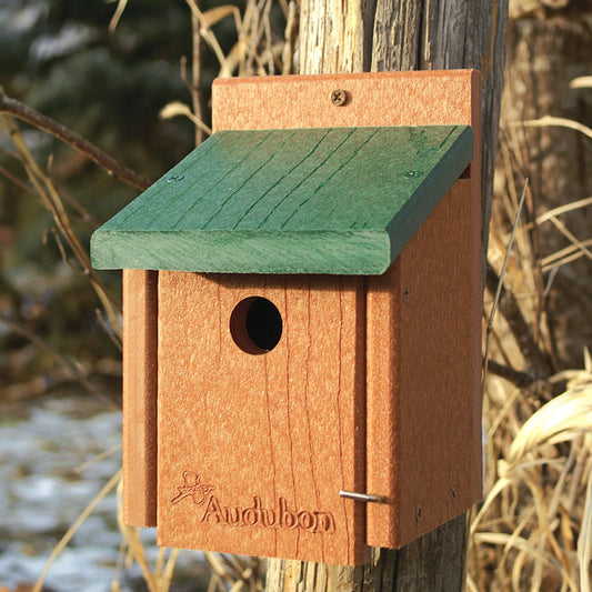 Audubon Recycled Plastic Wren House - BIRDLOVER