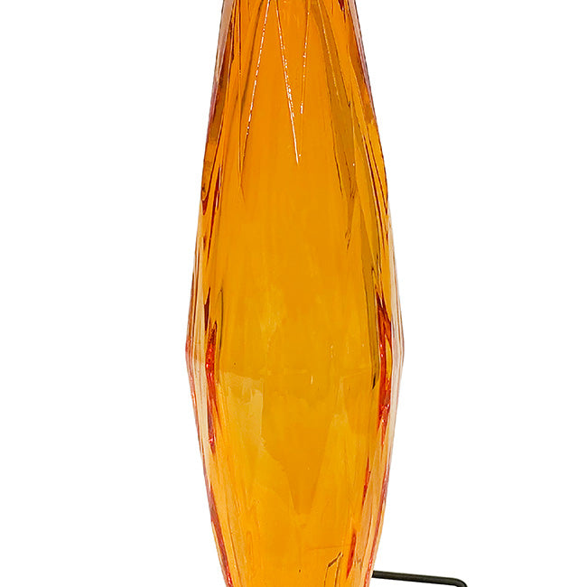 Audubon Amber Cut Glass Oriole Feeder
