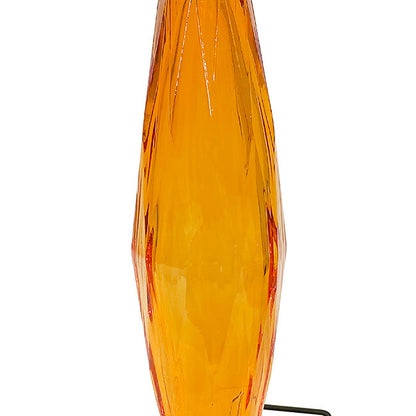 Audubon Amber Cut Glass Oriole Feeder
