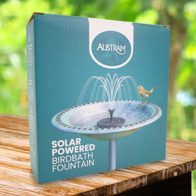 Solar Powered Birdbath Fountain - BIRDLOVER