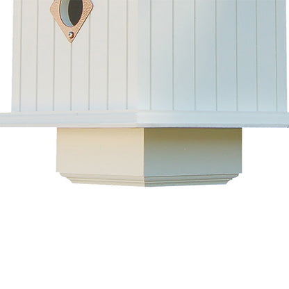 Holly Bird House with Hammered Copper Colored Metal Roof