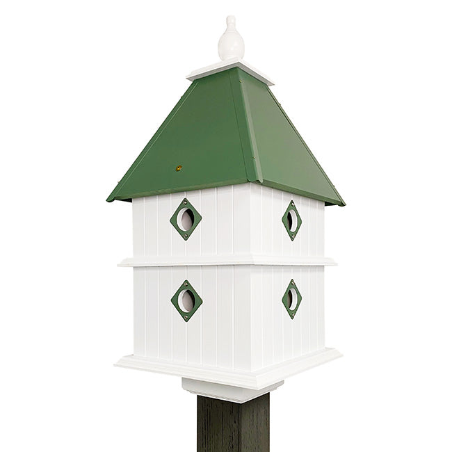 Plantation Bird House with Spruce Green Roof