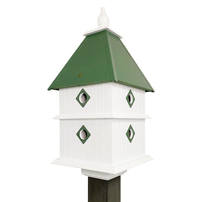 Plantation Bird House with Spruce Green Roof