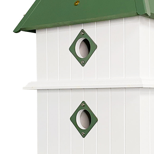 Plantation Bird House with Spruce Green Roof