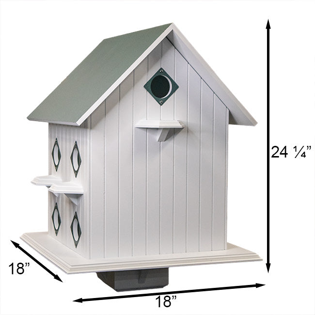 Purple Martin Mansion with Verdigris Roof