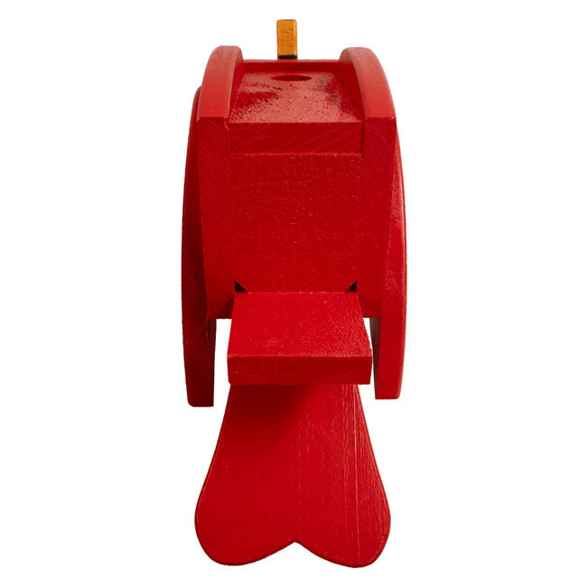 Amish Crafted Cardinal Shaped Novelty Bird House