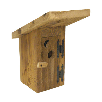 Amish Made Outhouse Rustic Birdhouse