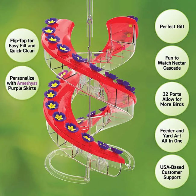 Cascade DNA Hummingbird Feeder, 23.5 oz.