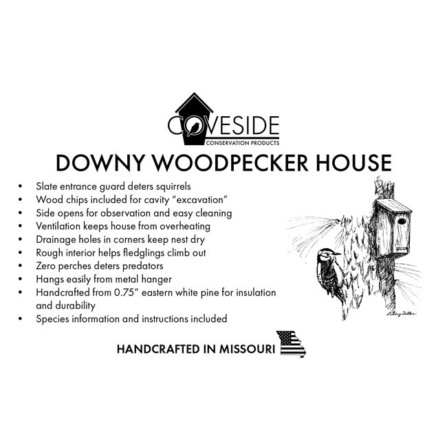 Downy Woodpecker House