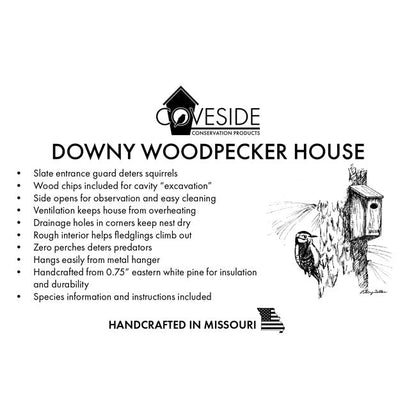 Downy Woodpecker House