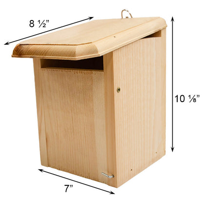 Sparrow-Resistant Western Bluebird House
