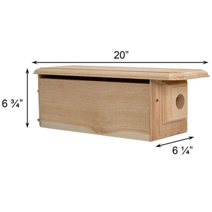 Horizontal Bluebird House