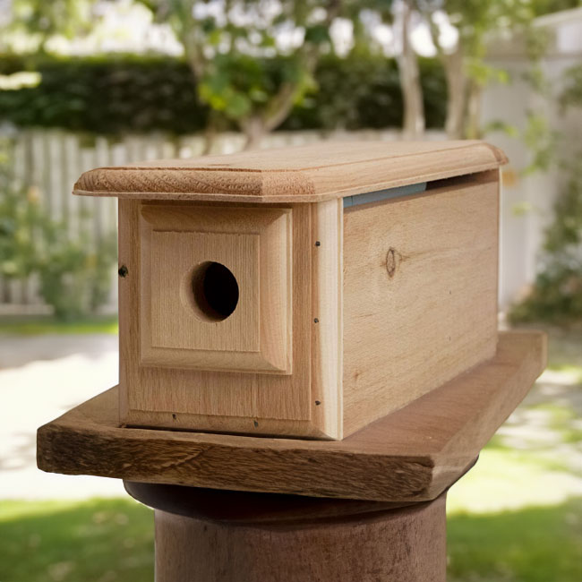 Horizontal Bluebird House