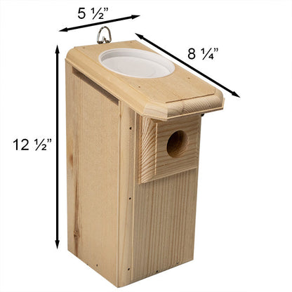 Open-Top Eastern Bluebird House